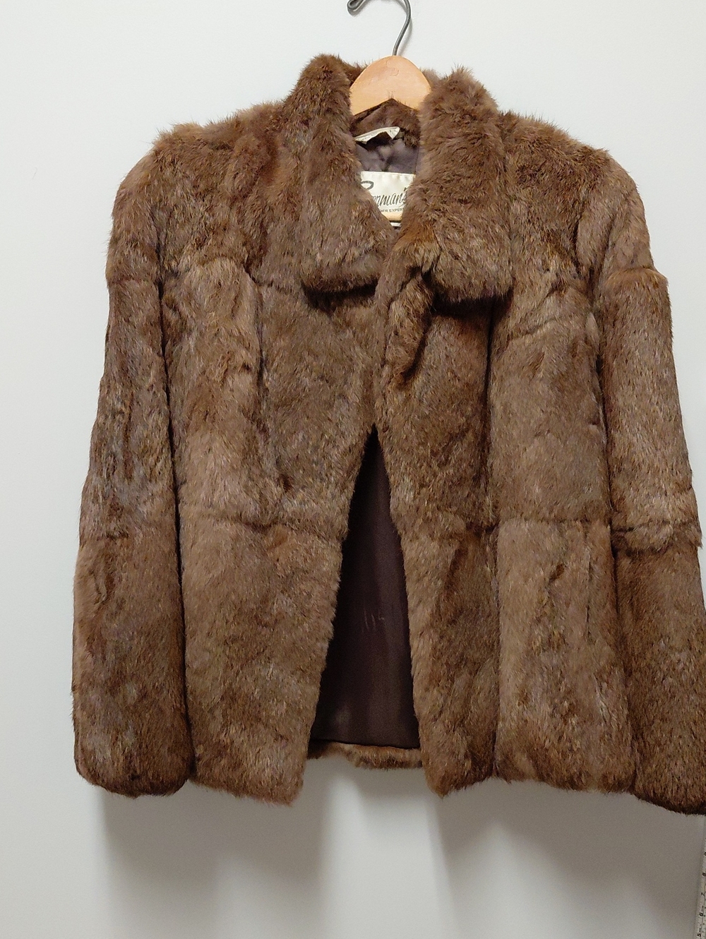 Vintage Brown Rabbit Jacket